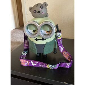 Halloween Horror Nights Minion Franken Bob Popcorn Bucket Universal Studios Cart